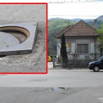 Atentie capcana pe strada Dimitrie Leonida - Piatra Neamt 