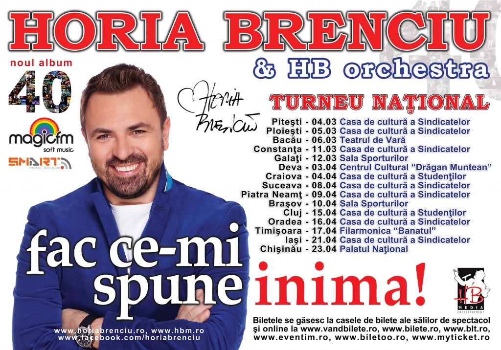 Afis turneu 2013 Horia Brenciu