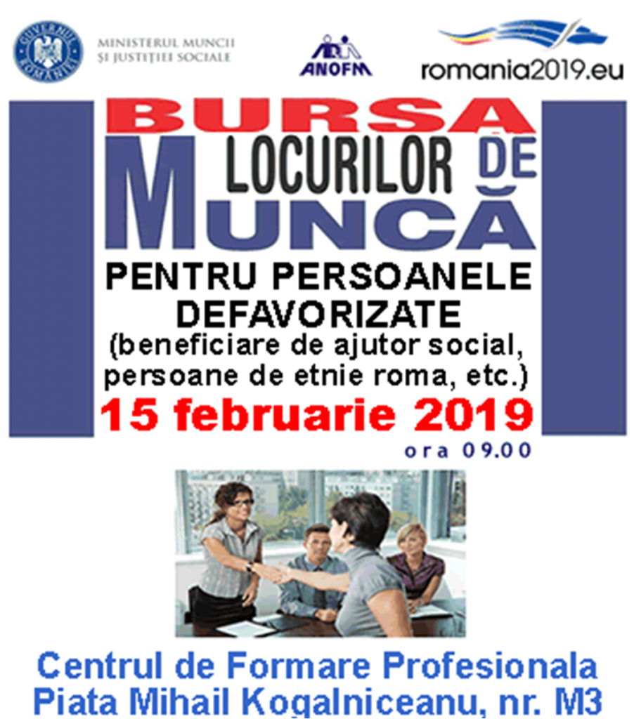 Vineri 15 Februarie Bursa Locurilor De Muncă Pentru Persoanele